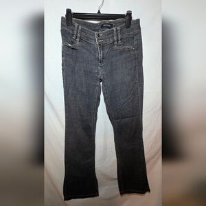White House Black Market Dark Gray Boot Cut Jeans